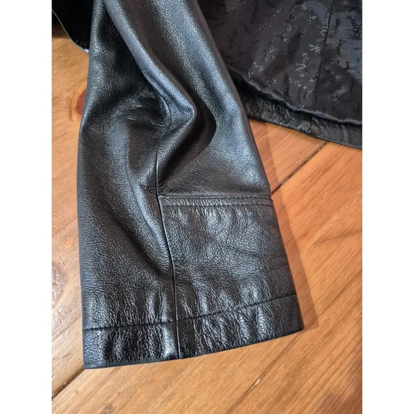 Vintage Wilsons Leather Black Maxima jacket womens size large super hot! - Picture 7 of 7